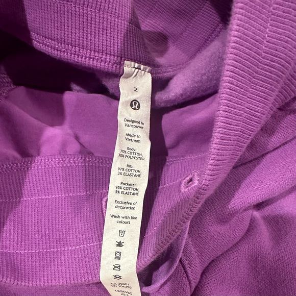 Lululemon Scuba High-Rise Jogger - Moonlit Magenta Color Size:2 - Picture 3 of 5